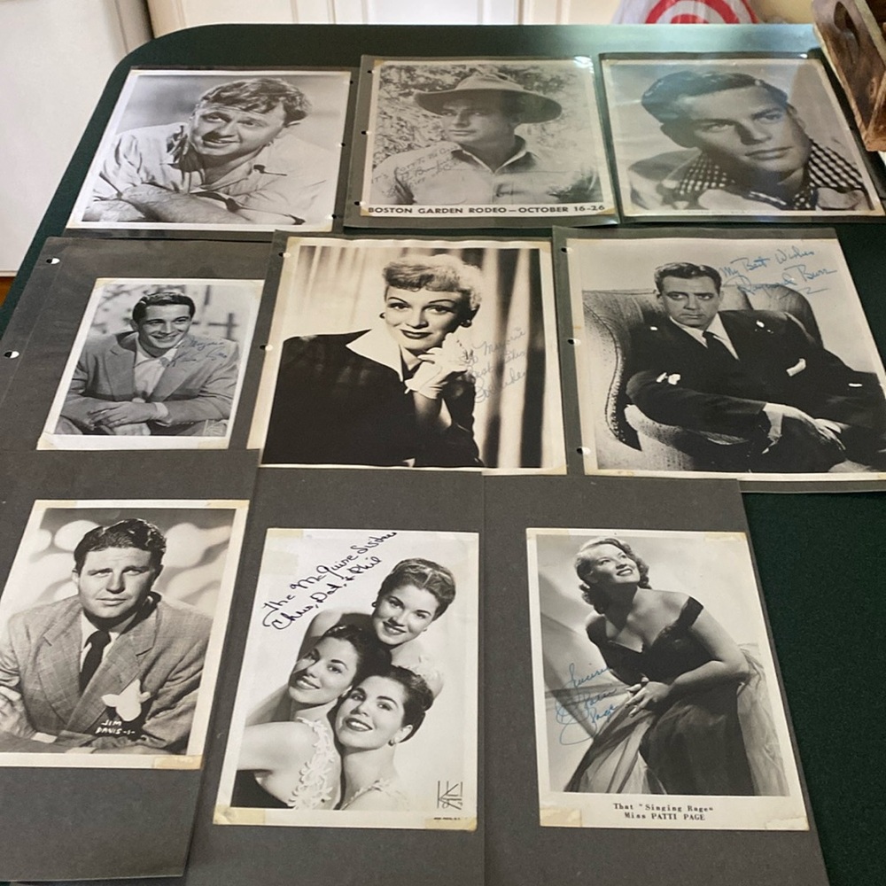 127 Vintage Hollywood movie star photos collection